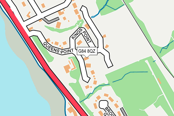 G84 8QZ map - OS OpenMap – Local (Ordnance Survey)