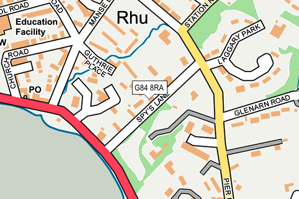 G84 8RA map - OS OpenMap – Local (Ordnance Survey)