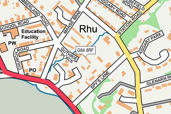 G84 8RF map - OS OpenMap – Local (Ordnance Survey)