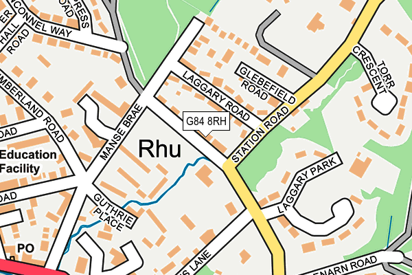 G84 8RH map - OS OpenMap – Local (Ordnance Survey)