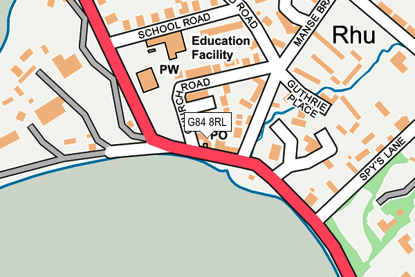 G84 8RL map - OS OpenMap – Local (Ordnance Survey)