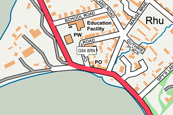 G84 8RN map - OS OpenMap – Local (Ordnance Survey)