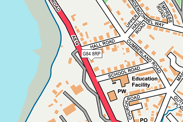 G84 8RP map - OS OpenMap – Local (Ordnance Survey)