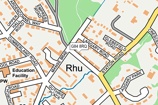 G84 8RQ map - OS OpenMap – Local (Ordnance Survey)