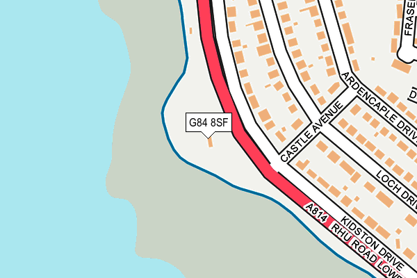 G84 8SF map - OS OpenMap – Local (Ordnance Survey)