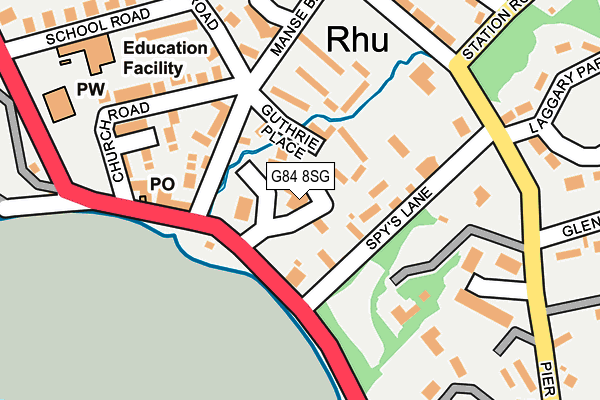 G84 8SG map - OS OpenMap – Local (Ordnance Survey)