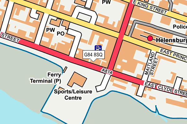 G84 8SQ map - OS OpenMap – Local (Ordnance Survey)