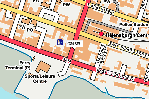 G84 8SU map - OS OpenMap – Local (Ordnance Survey)