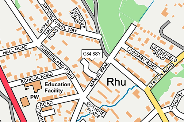 G84 8SY map - OS OpenMap – Local (Ordnance Survey)