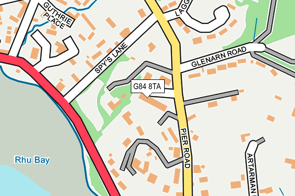 G84 8TA map - OS OpenMap – Local (Ordnance Survey)