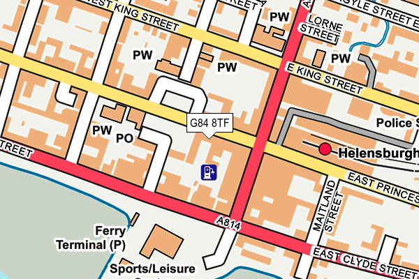 G84 8TF map - OS OpenMap – Local (Ordnance Survey)