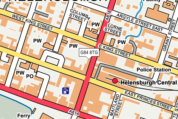 G84 8TG map - OS OpenMap – Local (Ordnance Survey)