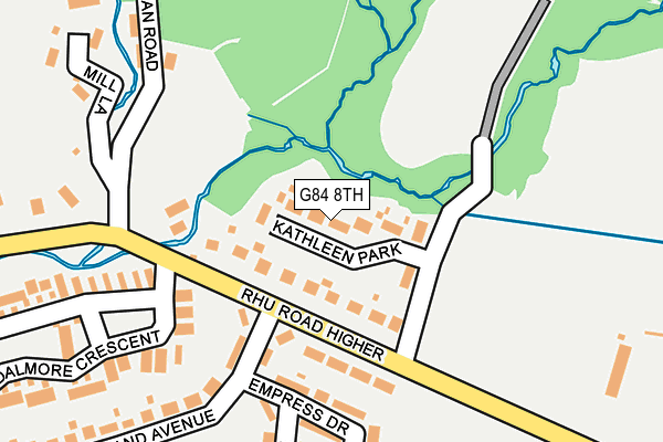 G84 8TH map - OS OpenMap – Local (Ordnance Survey)