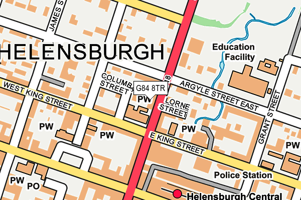 G84 8TR map - OS OpenMap – Local (Ordnance Survey)