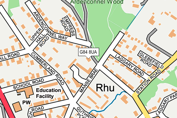 G84 8UA map - OS OpenMap – Local (Ordnance Survey)