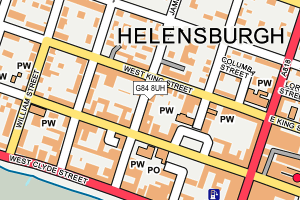 G84 8UH map - OS OpenMap – Local (Ordnance Survey)