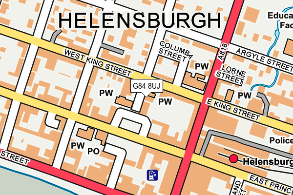 G84 8UJ map - OS OpenMap – Local (Ordnance Survey)