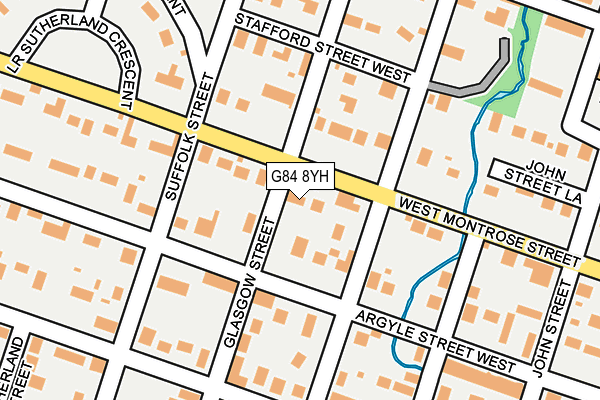 G84 8YH map - OS OpenMap – Local (Ordnance Survey)