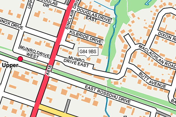 G84 9BS map - OS OpenMap – Local (Ordnance Survey)