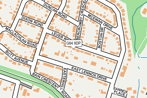 G84 9DP map - OS OpenMap – Local (Ordnance Survey)