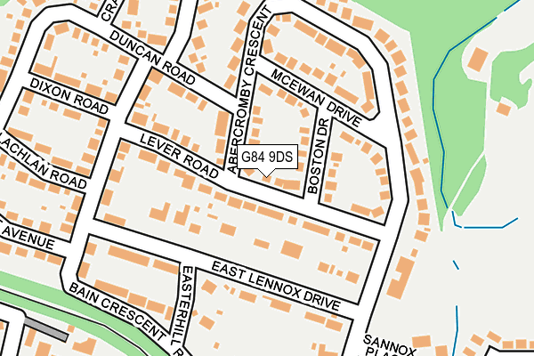 G84 9DS map - OS OpenMap – Local (Ordnance Survey)