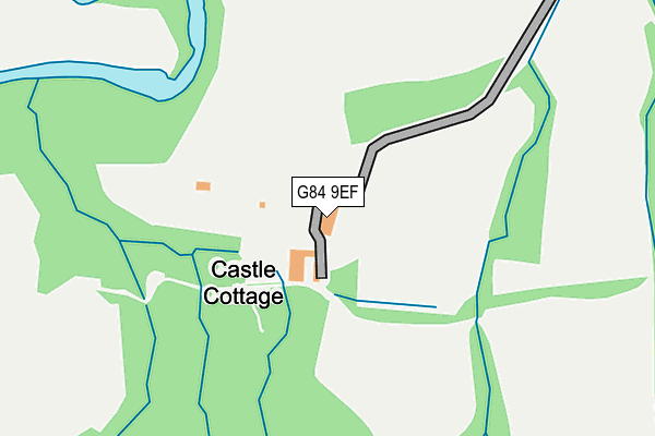 G84 9EF map - OS OpenMap – Local (Ordnance Survey)