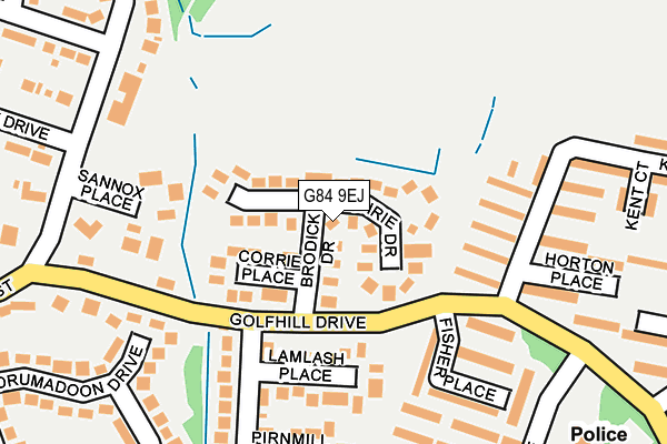 G84 9EJ map - OS OpenMap – Local (Ordnance Survey)