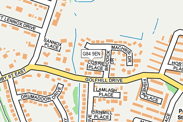 G84 9EN map - OS OpenMap – Local (Ordnance Survey)