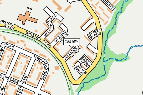 G84 9EY map - OS OpenMap – Local (Ordnance Survey)