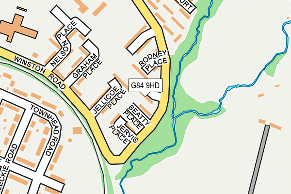 G84 9HD map - OS OpenMap – Local (Ordnance Survey)