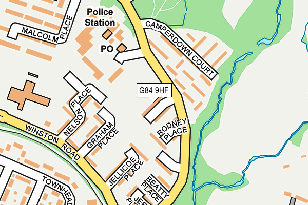 G84 9HF map - OS OpenMap – Local (Ordnance Survey)