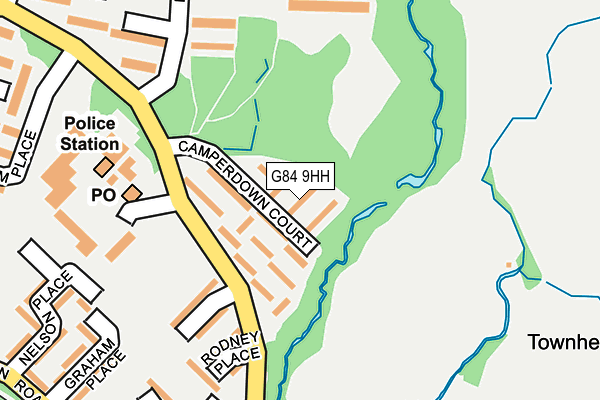 G84 9HH map - OS OpenMap – Local (Ordnance Survey)