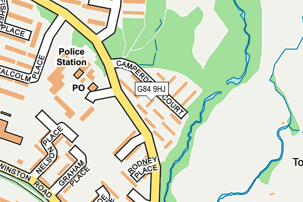 G84 9HJ map - OS OpenMap – Local (Ordnance Survey)