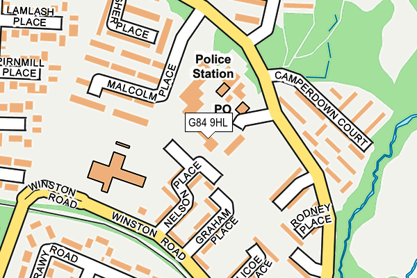 G84 9HL map - OS OpenMap – Local (Ordnance Survey)