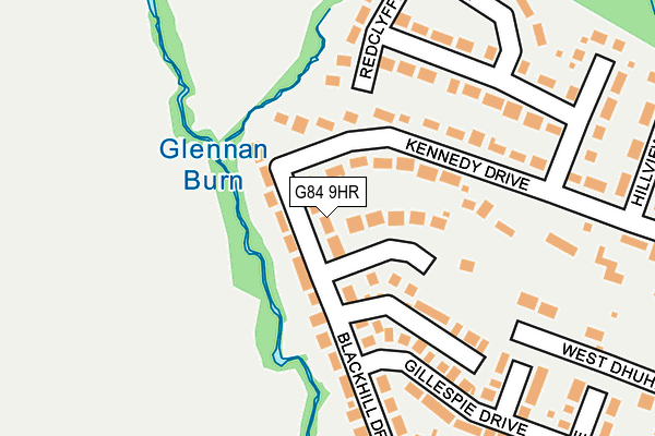 G84 9HR map - OS OpenMap – Local (Ordnance Survey)