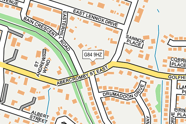 G84 9HZ map - OS OpenMap – Local (Ordnance Survey)