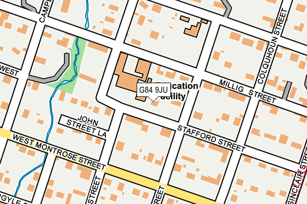 G84 9JU map - OS OpenMap – Local (Ordnance Survey)