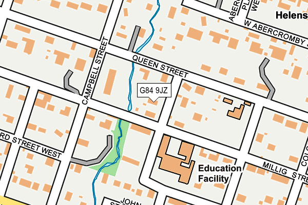 G84 9JZ map - OS OpenMap – Local (Ordnance Survey)