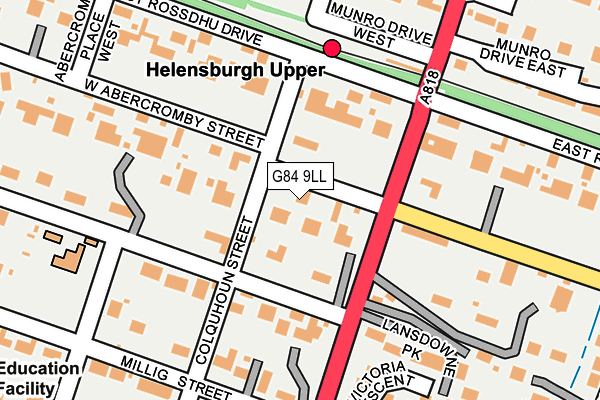 G84 9LL map - OS OpenMap – Local (Ordnance Survey)