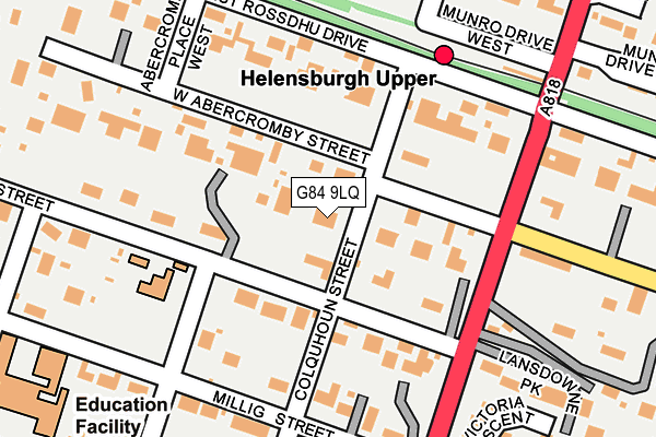 G84 9LQ map - OS OpenMap – Local (Ordnance Survey)