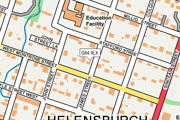 G84 9LX map - OS OpenMap – Local (Ordnance Survey)