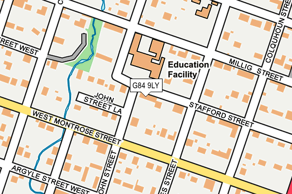 G84 9LY map - OS OpenMap – Local (Ordnance Survey)