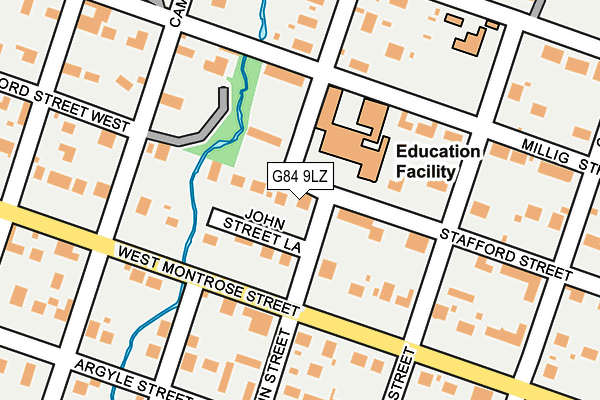 G84 9LZ map - OS OpenMap – Local (Ordnance Survey)