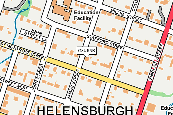 G84 9NB map - OS OpenMap – Local (Ordnance Survey)