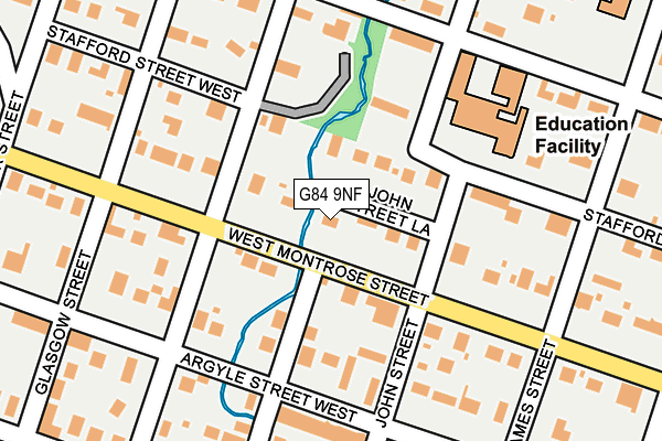 G84 9NF map - OS OpenMap – Local (Ordnance Survey)