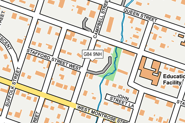 G84 9NH map - OS OpenMap – Local (Ordnance Survey)