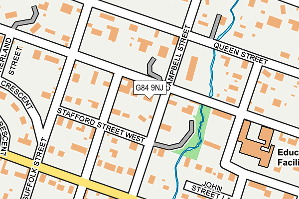 G84 9NJ map - OS OpenMap – Local (Ordnance Survey)