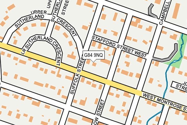 G84 9NQ map - OS OpenMap – Local (Ordnance Survey)