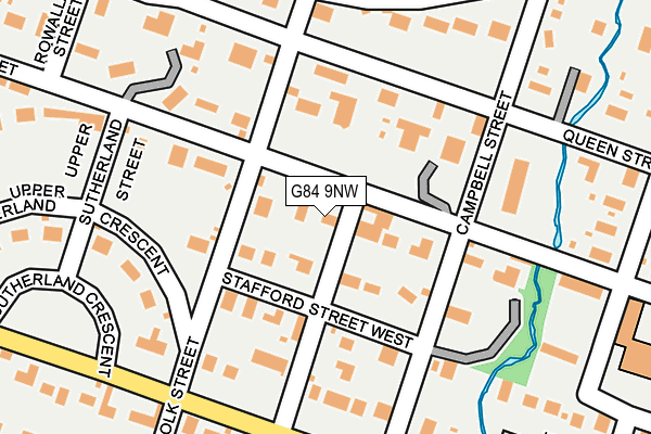 G84 9NW map - OS OpenMap – Local (Ordnance Survey)