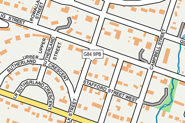 G84 9PB map - OS OpenMap – Local (Ordnance Survey)